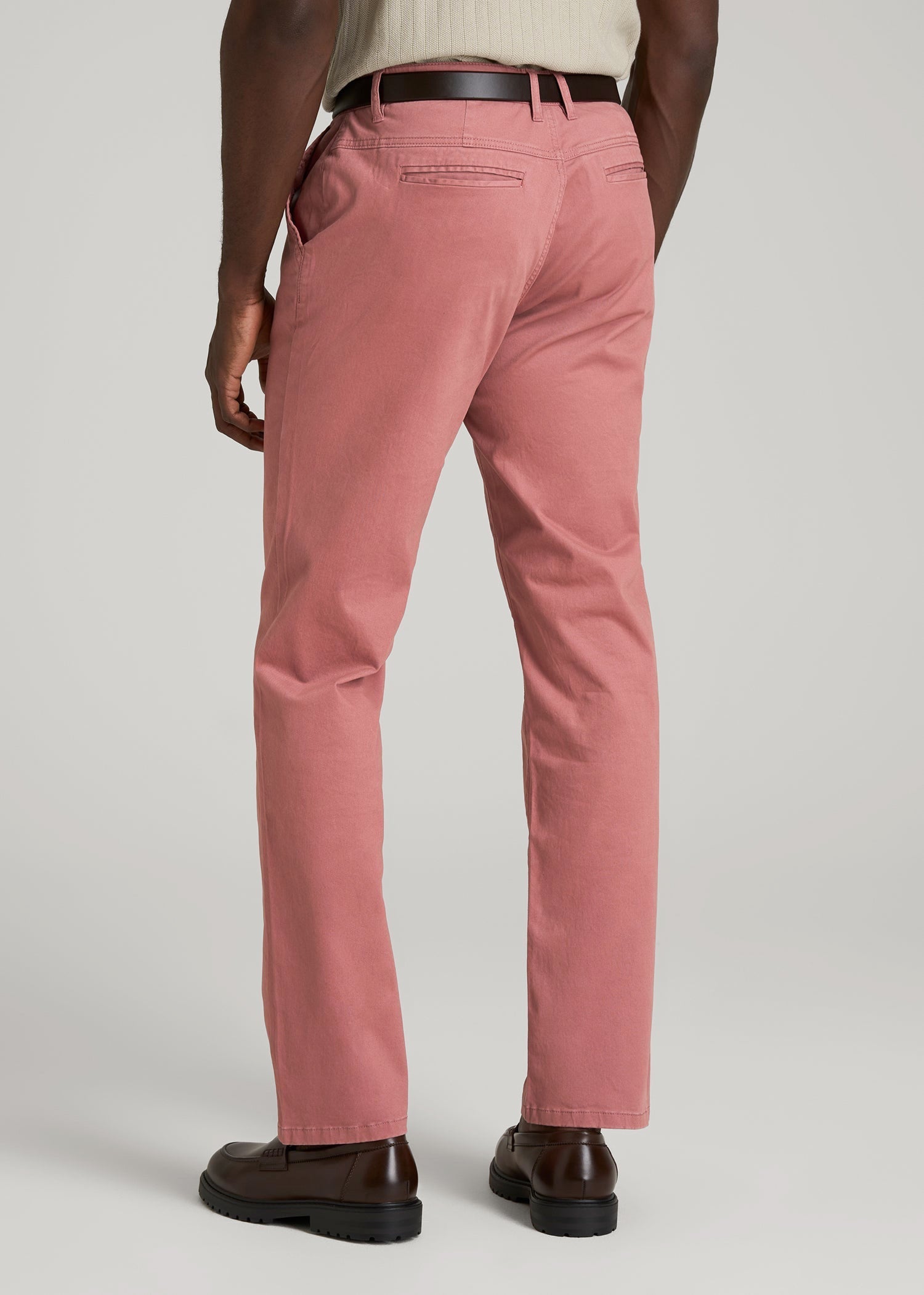 American Tall Outlet | Mason Relaxed Chinos for Tall Men in Withered Rose
