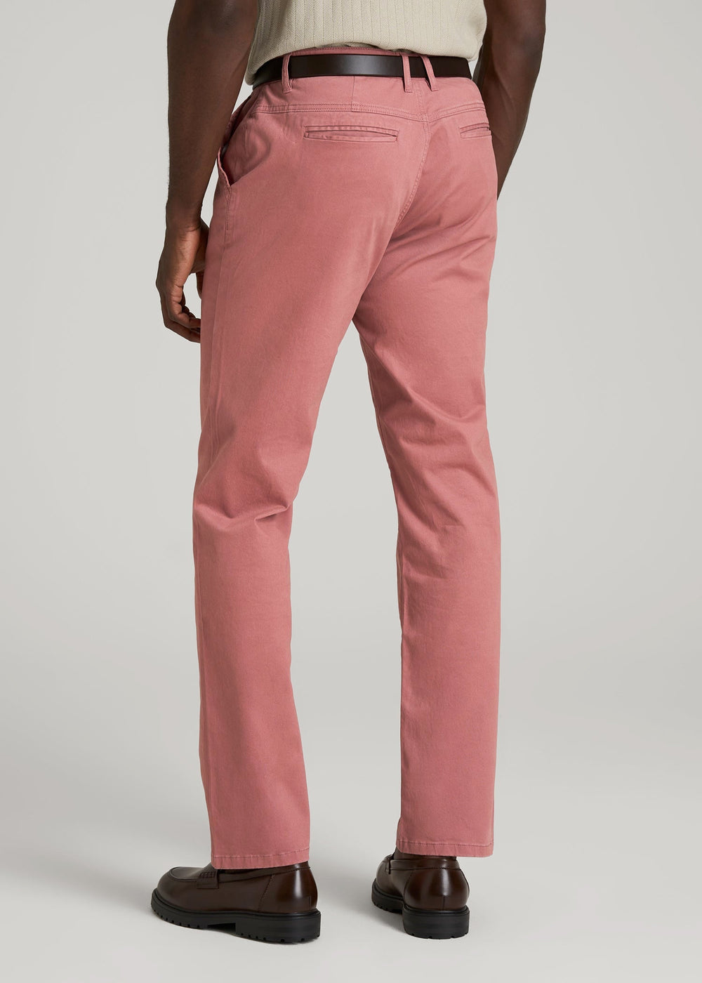 American Tall Outlet | Mason Relaxed Chinos for Tall Men in Withered Rose