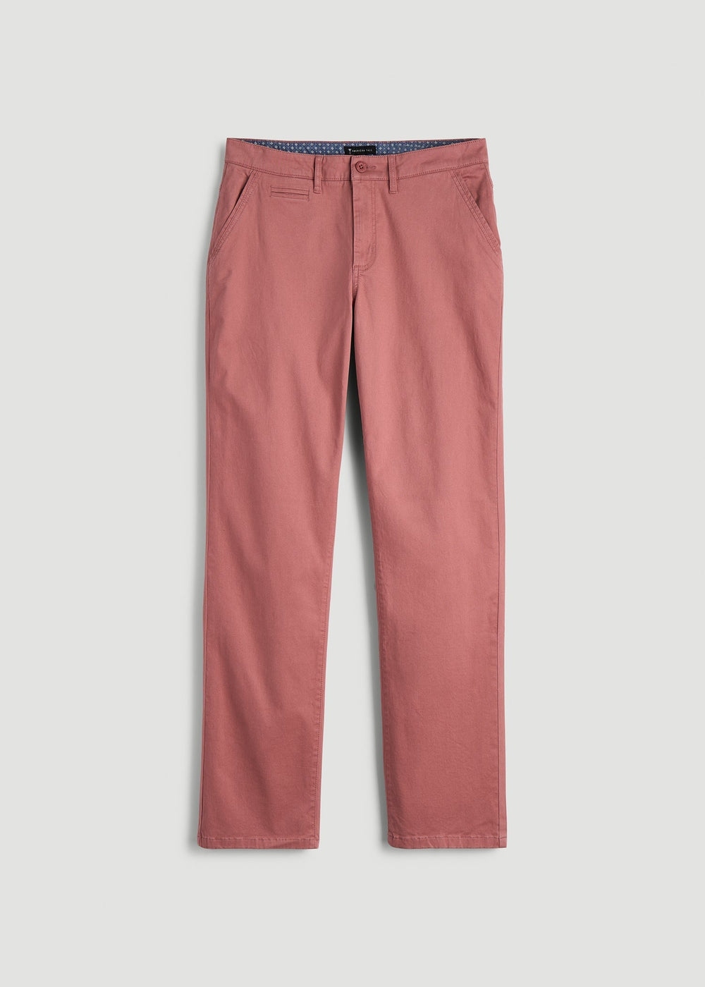 American Tall Outlet | Mason Relaxed Chinos for Tall Men in Withered Rose