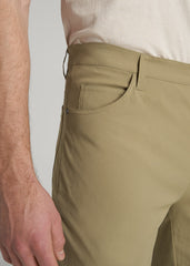 American Tall Online Shop | TAPERED-FIT Traveler Pants for Tall Men in Tan