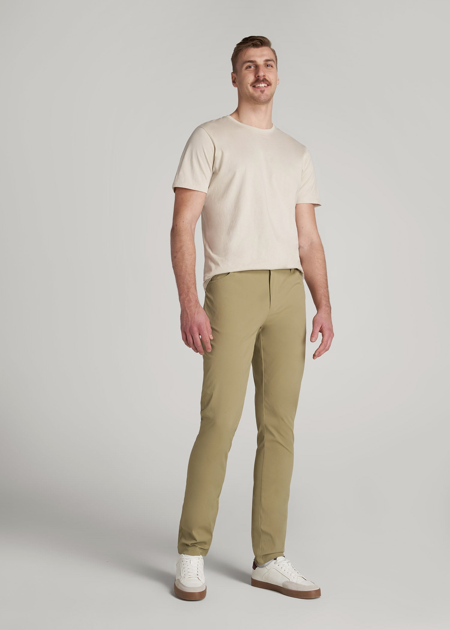 American Tall Online Shop | TAPERED-FIT Traveler Pants for Tall Men in Tan