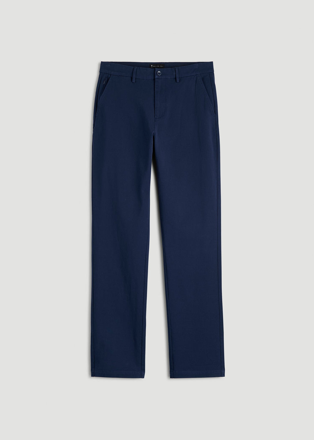 American Tall Discount | 4 Way Stretch Commuter STRAIGHT Leg Chino Pants for Tall Men in Summer Blue