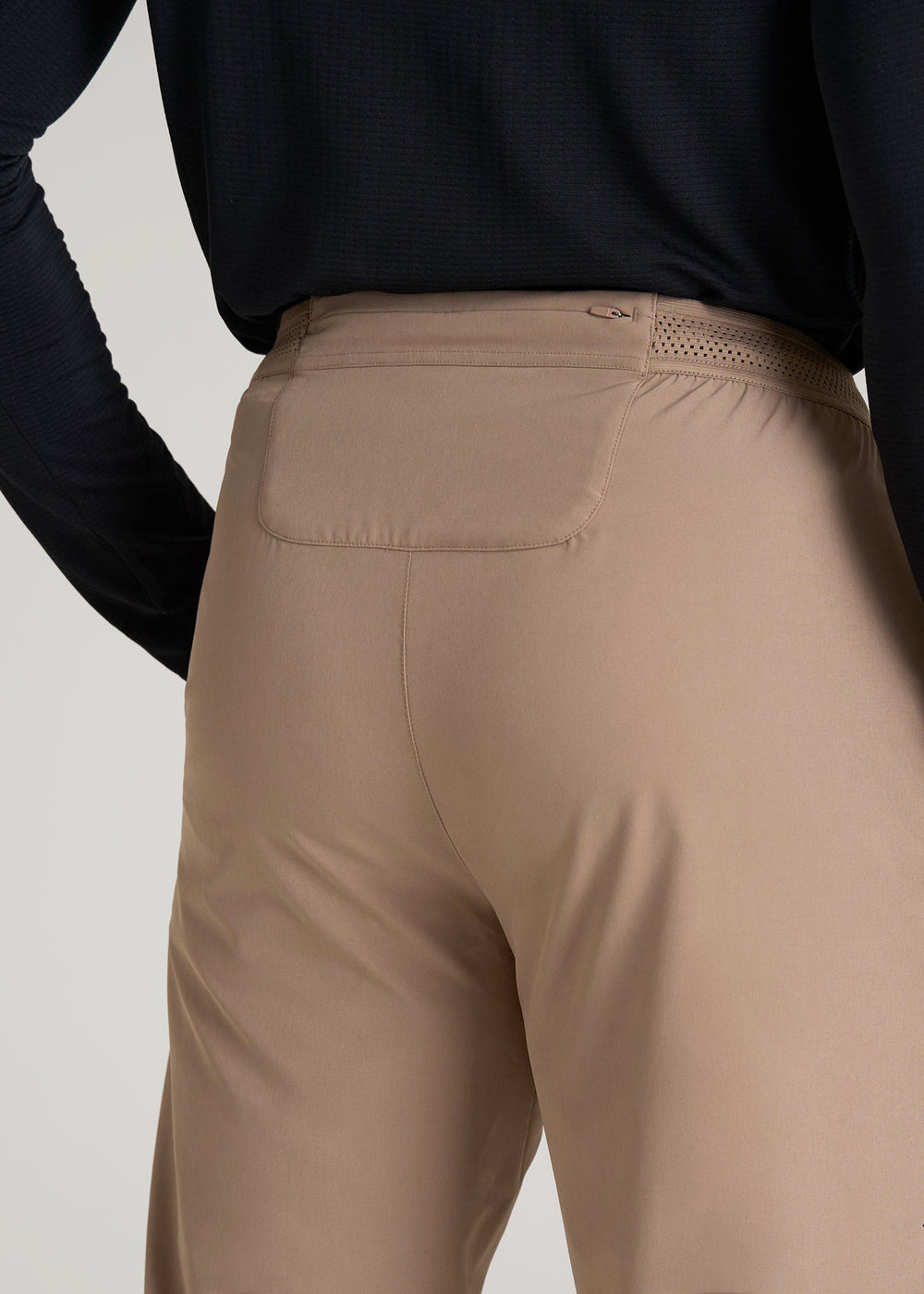 American Tall Online | Featherweight Running Pants for Tall Men in Dark Sand