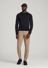 American Tall Online | Featherweight Running Pants for Tall Men in Dark Sand