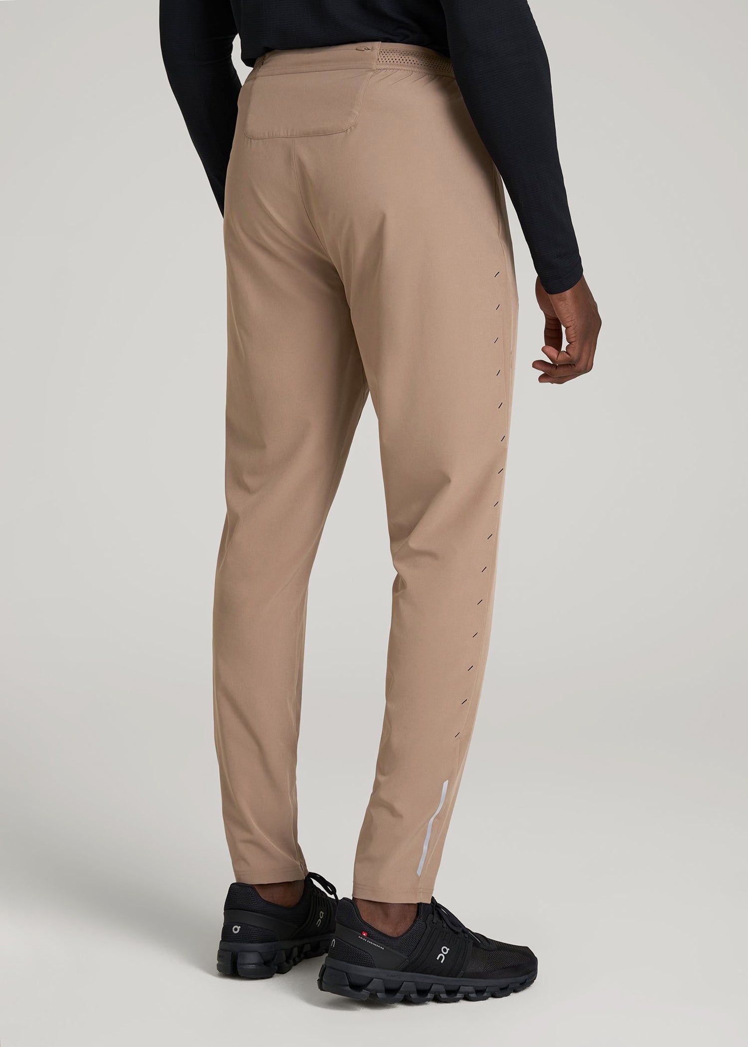 American Tall Online | Featherweight Running Pants for Tall Men in Dark Sand