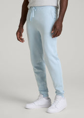 American Tall Sale | Wearever 2.0 Fleece Joggers for Tall Men in Ice Blue