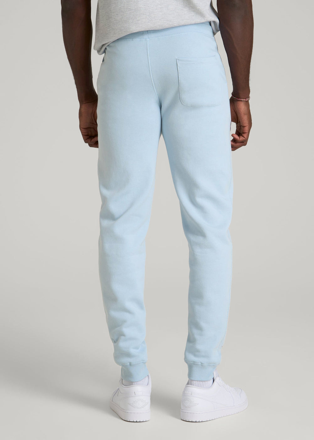 American Tall Sale | Wearever 2.0 Fleece Joggers for Tall Men in Ice Blue