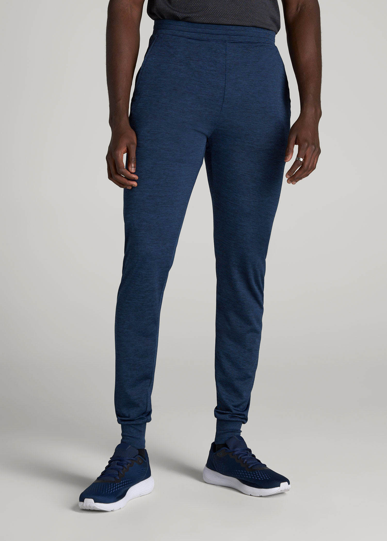 American Tall For Sale | A.T. Performance Engineered Joggers for Tall Men in Navy Mix