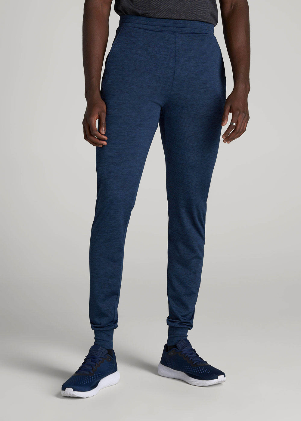 American Tall For Sale | A.T. Performance Engineered Joggers for Tall Men in Navy Mix