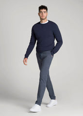 American Tall Online Shop | Microsanded French Terry Sweatpants for Tall Men in Navy Mix