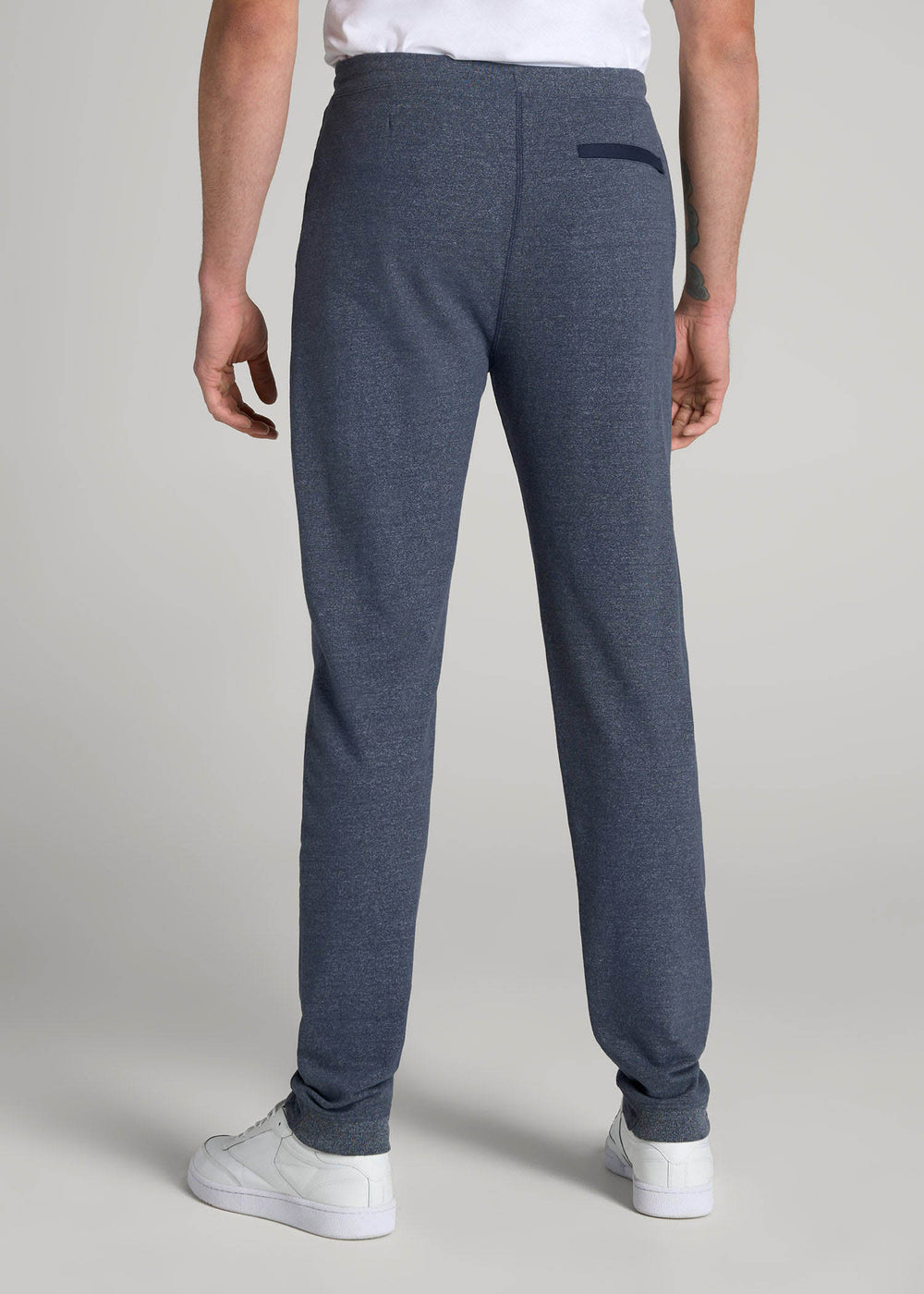 American Tall Online Shop | Microsanded French Terry Sweatpants for Tall Men in Navy Mix
