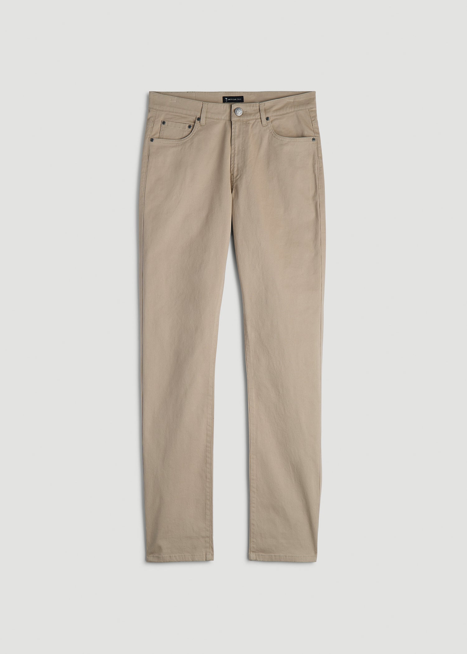 American Tall Online | Dylan Slim Fit Five-Pocket Pants For Tall Men in Desert Khaki