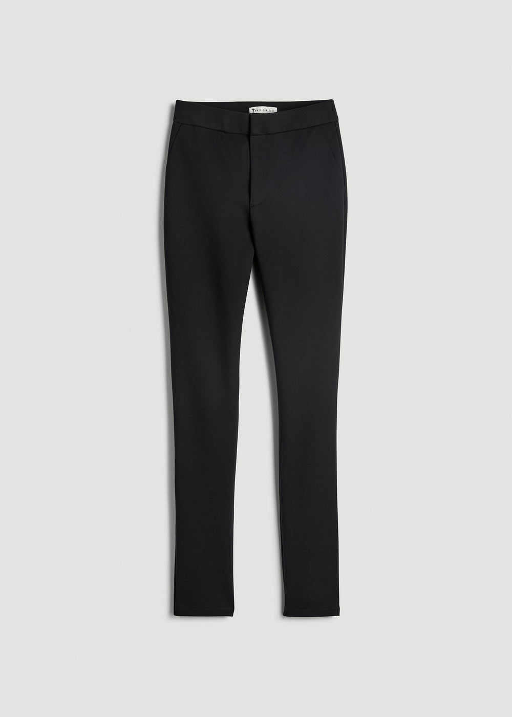 American Tall Online | Soft Flex Ponte Skinny High Rise Pant for Tall Women in Black