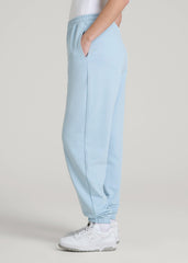American Tall Online | Wearever Oversized French Terry Joggers for Tall Women in Ice Blue
