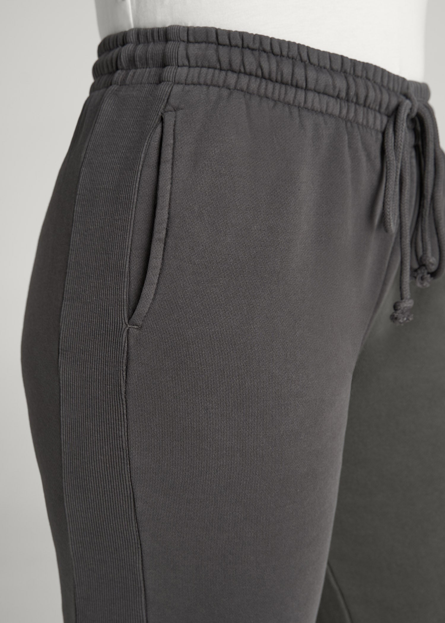 American Tall Online Shop | Wearever Fleece Regular Fit Sweatpants for Tall Women in Charcoal