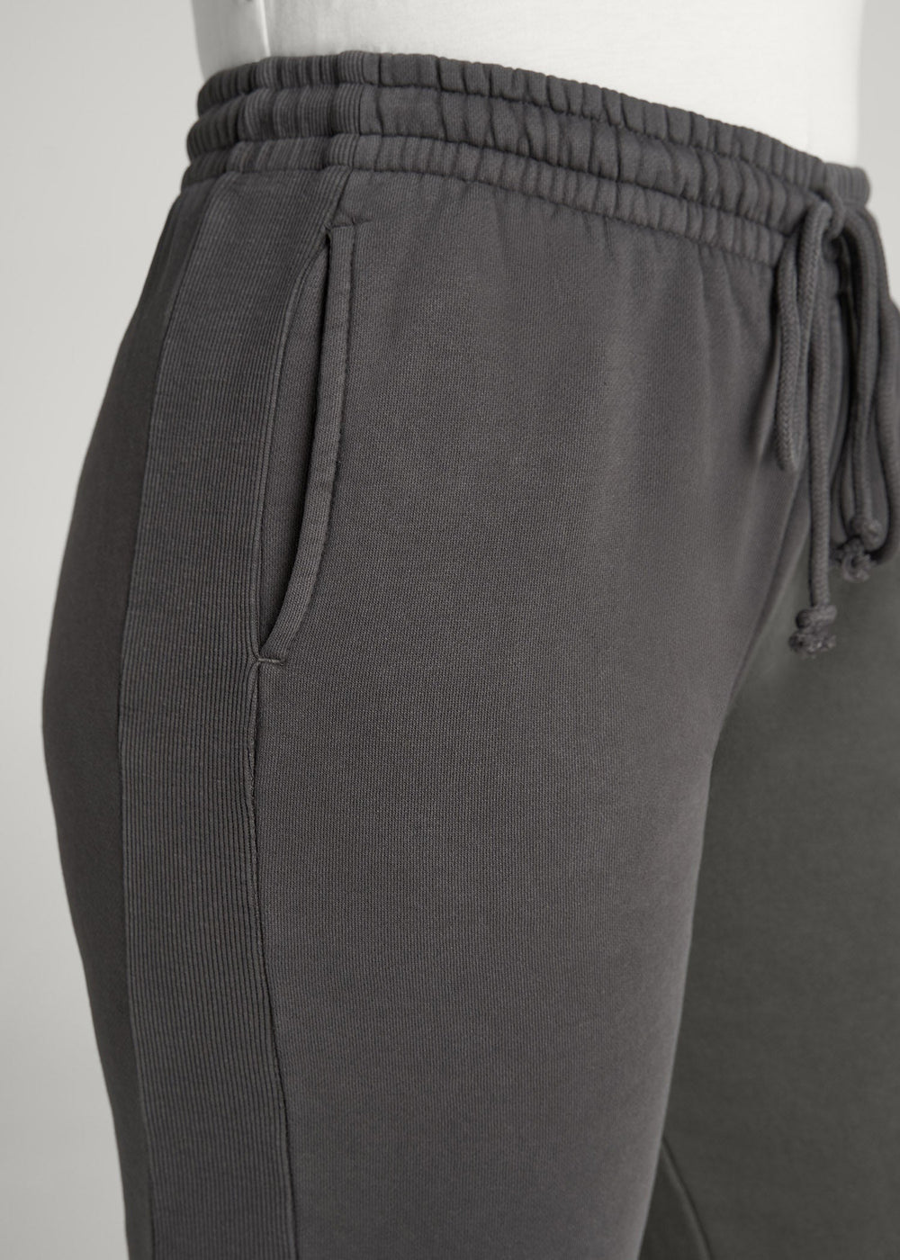 American Tall Online Shop | Wearever Fleece Regular Fit Sweatpants for Tall Women in Charcoal