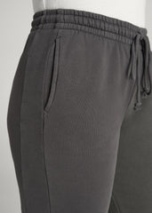American Tall Online Shop | Wearever Fleece Regular Fit Sweatpants for Tall Women in Charcoal