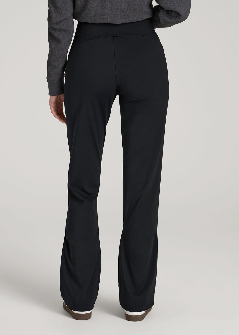 American Tall Outlet | High Rise Pull On Mini Flare Pant for Tall Women in Black