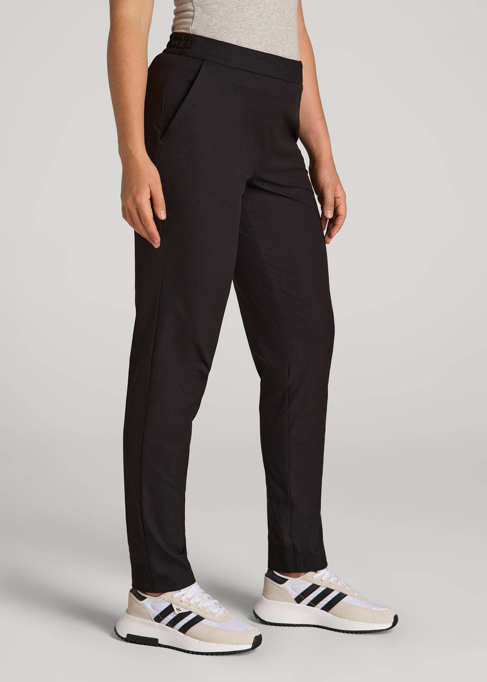 American Tall For Sale | Pull-on Traveler Pants 2.0 for Tall Women in Black