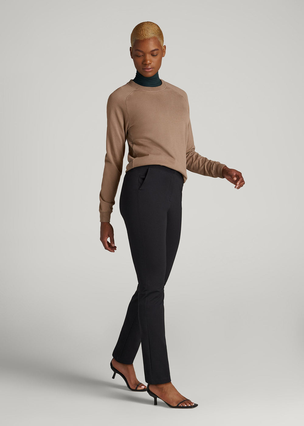 American Tall Online | SLIM-Fit Dress Pants for Tall Women in Black
