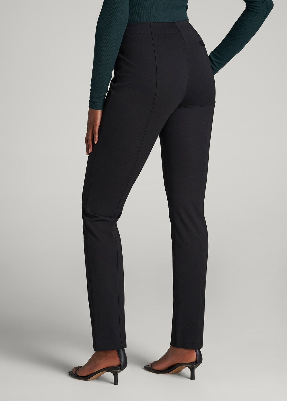 American Tall Online | SLIM-Fit Dress Pants for Tall Women in Black