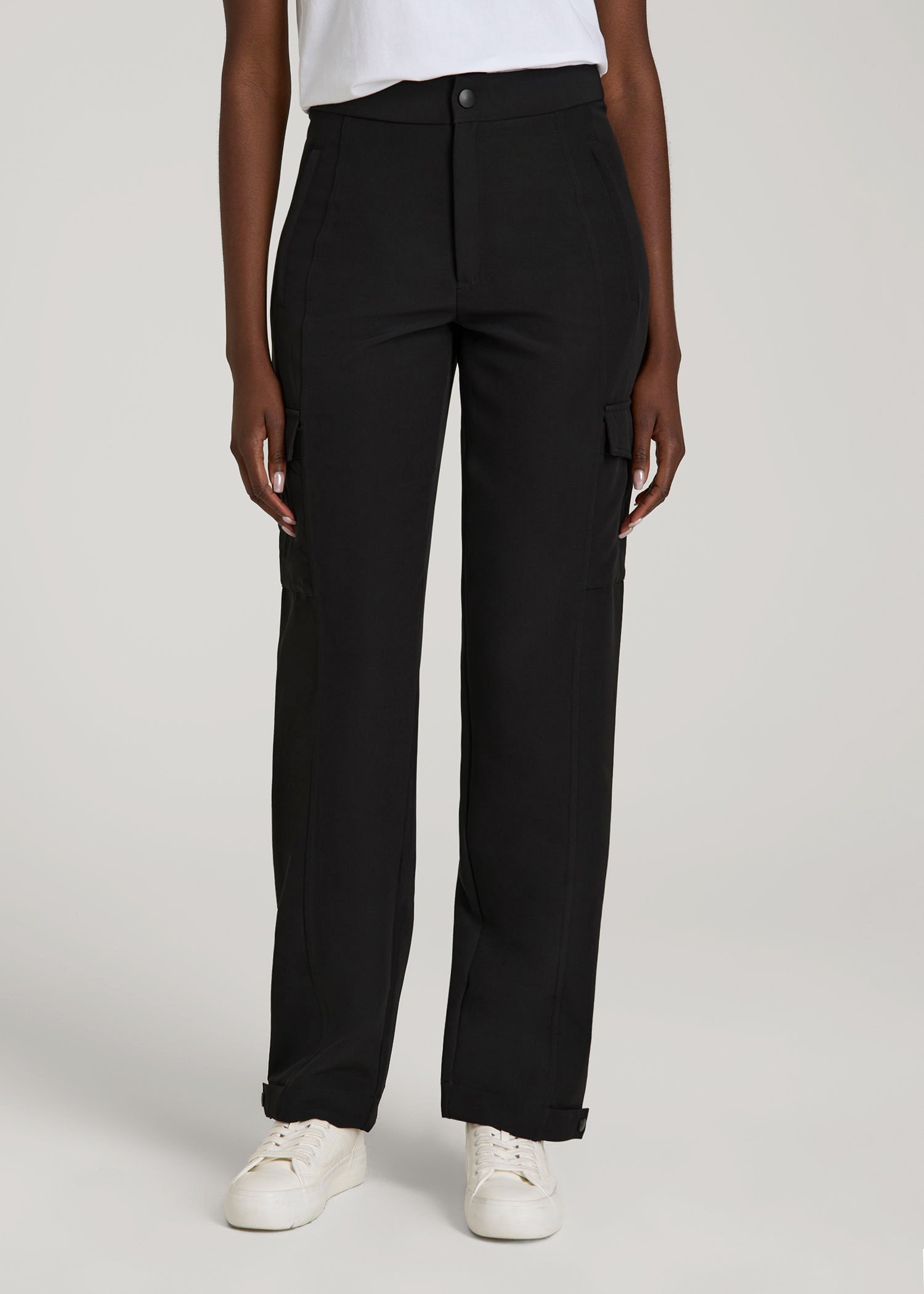 American Tall Sale | Traveler Cargo Pants for Tall Women in Black