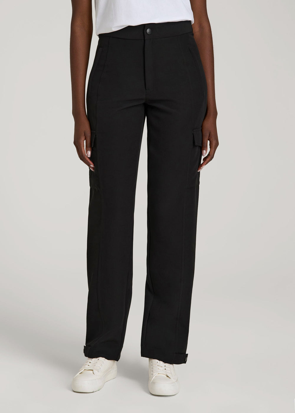 American Tall Sale | Traveler Cargo Pants for Tall Women in Black