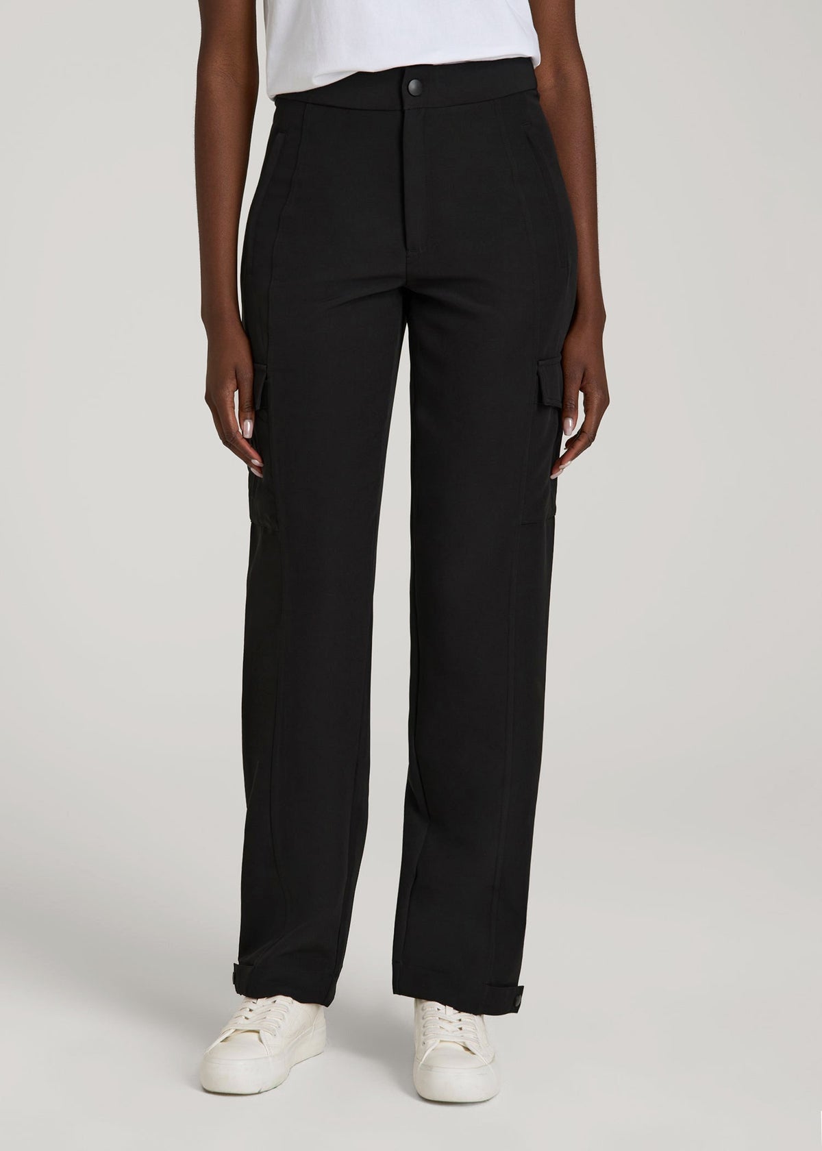 American Tall Sale | Traveler Cargo Pants for Tall Women in Black