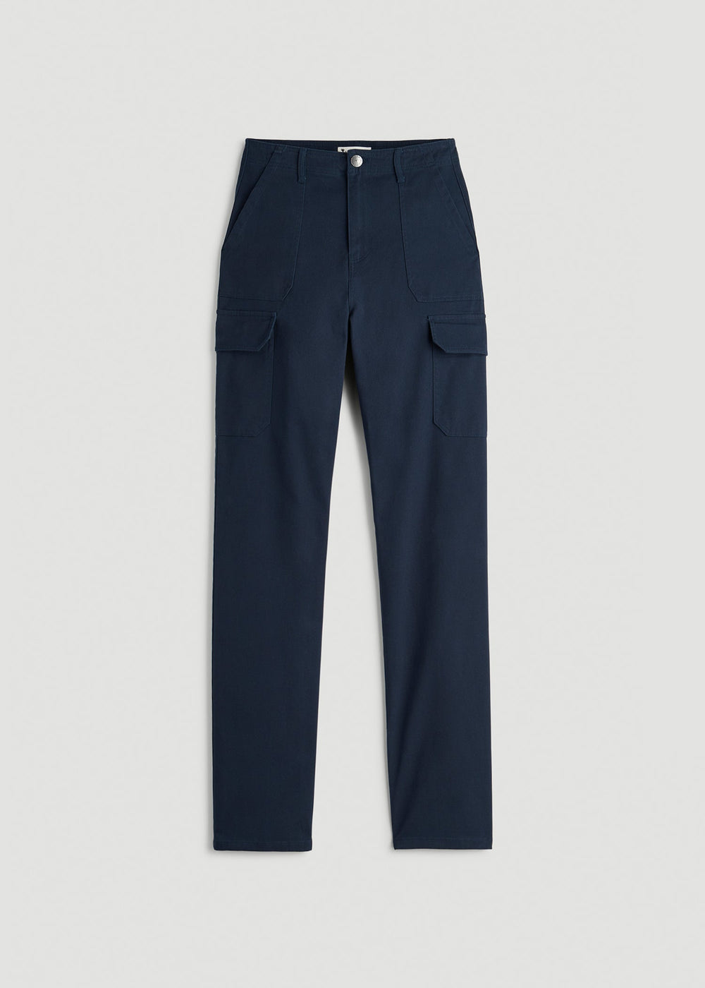 American Tall For Sale | Straight Leg Cargo Chino Pants for Tall Women in Navy