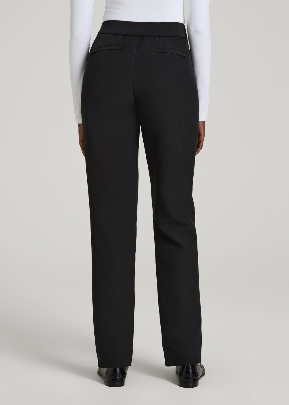 American Tall Online | Traveler Tapered Fit Pant for Tall Women in Black