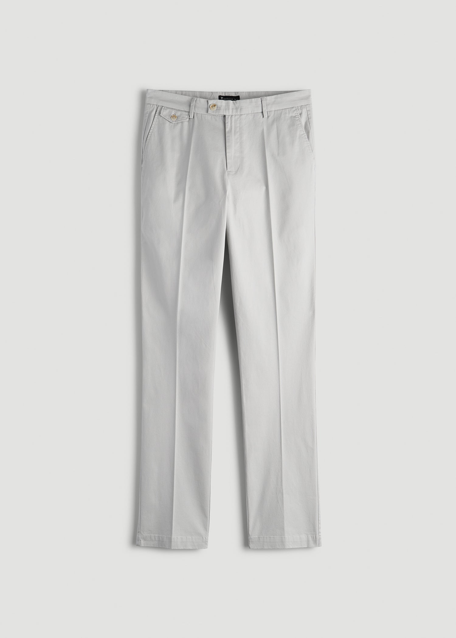 American Tall For Sale | Refined Chinos for Tall Men in Grey Sand