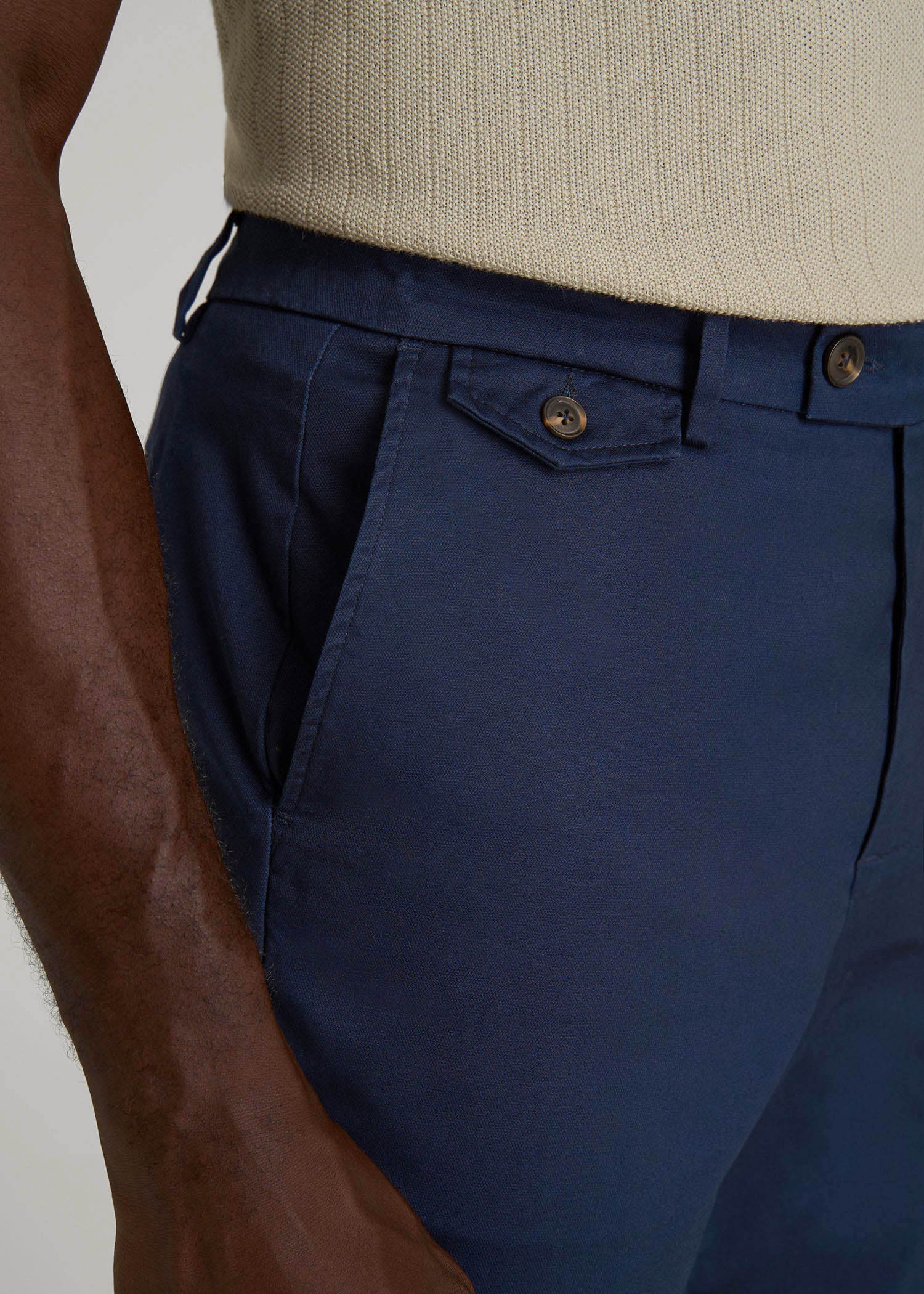 American Tall Online Shop | Refined Chinos for Tall Men in Navy