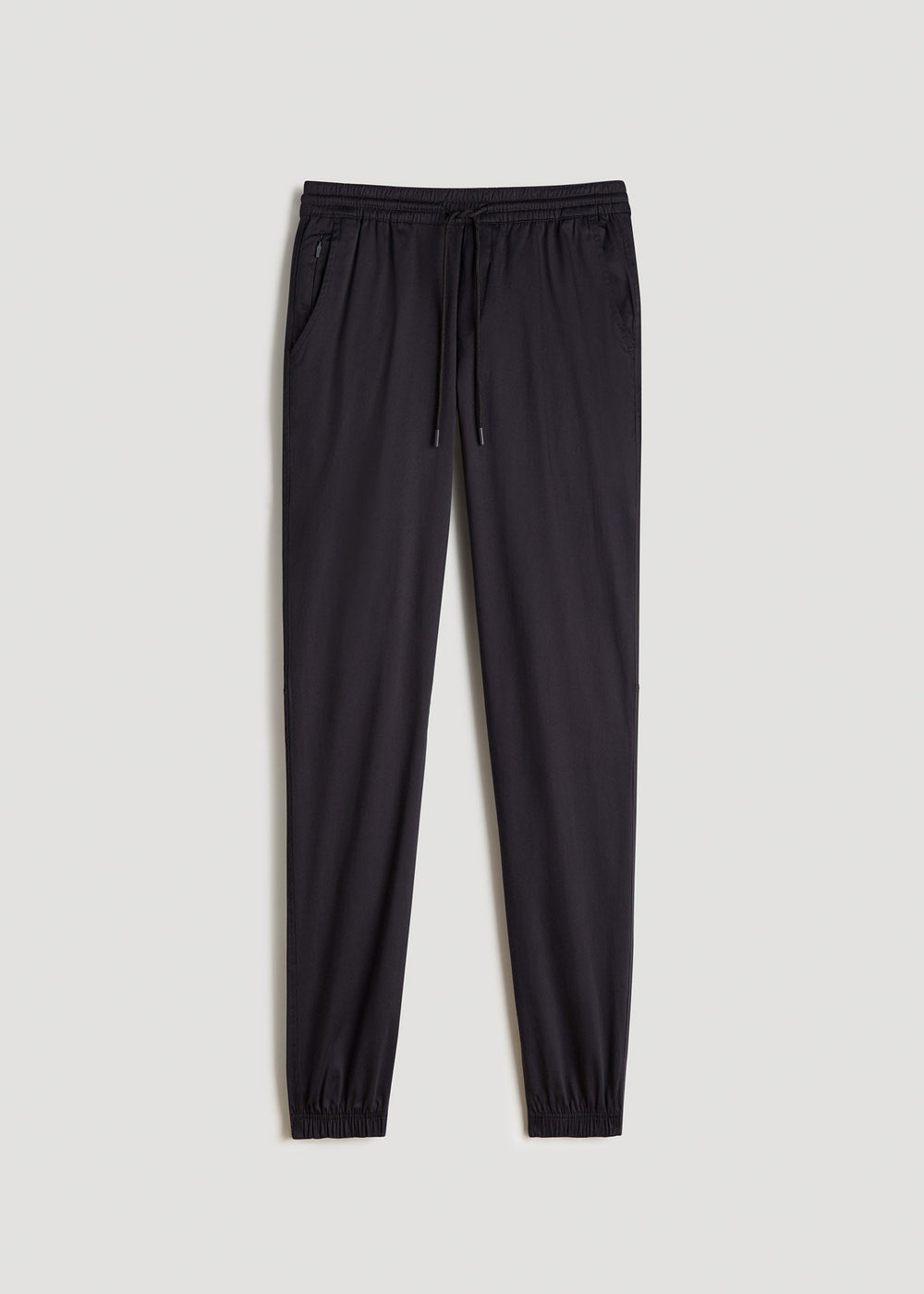 American Tall Online | Stretch Twill Jogger Pants for Tall Men in Black