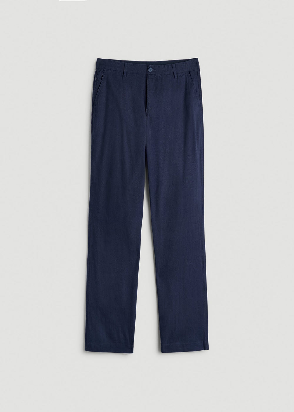 American Tall Online Shop | Garment Dyed Linen Casual Pants for Tall Men in Summer Blue