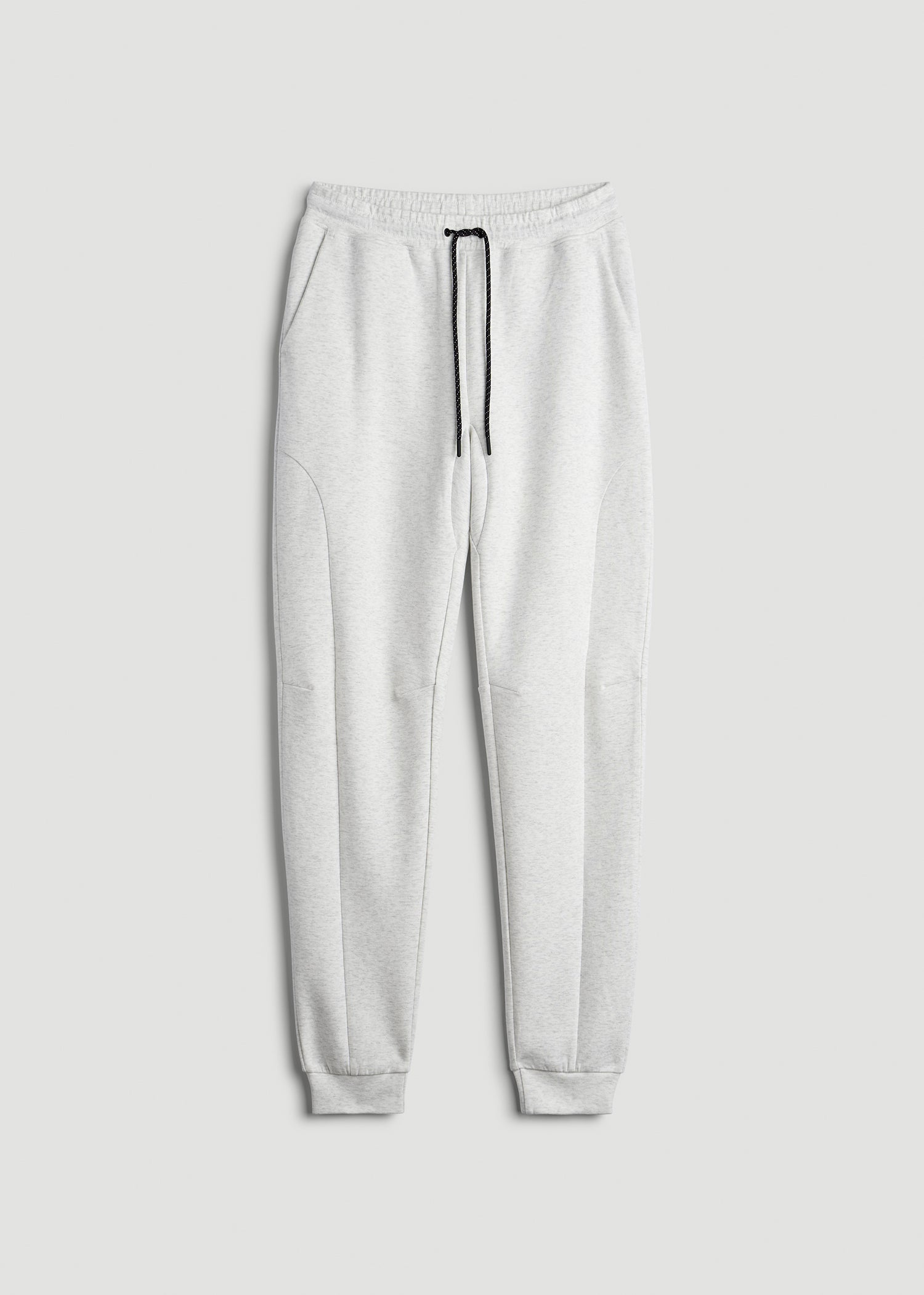 American Tall Online | Tech Motion Fleece Joggers for Tall Men in Heather Frost
