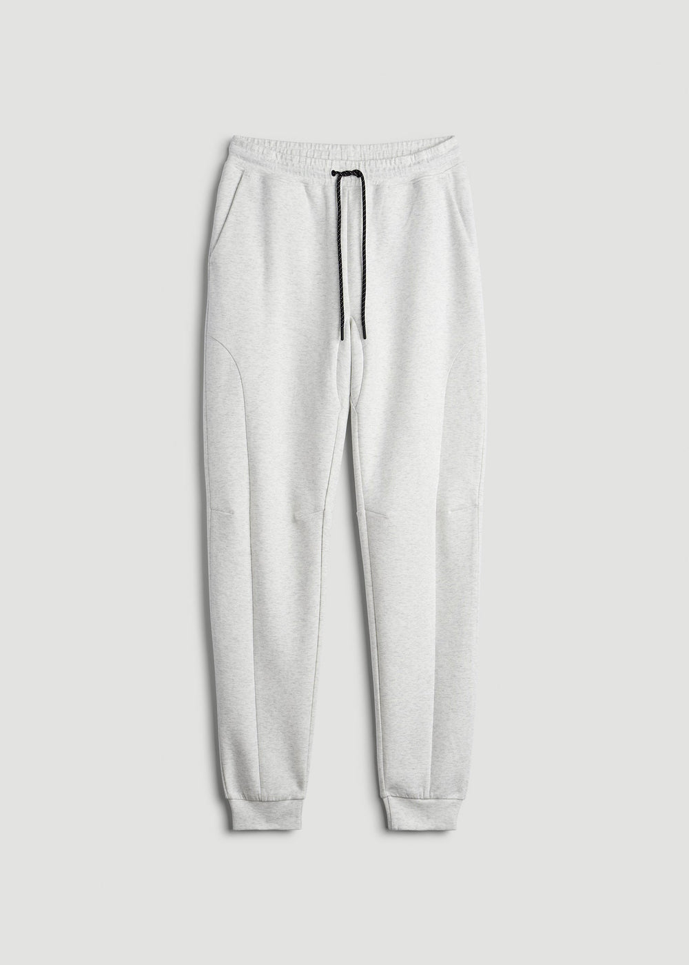 American Tall Online | Tech Motion Fleece Joggers for Tall Men in Heather Frost