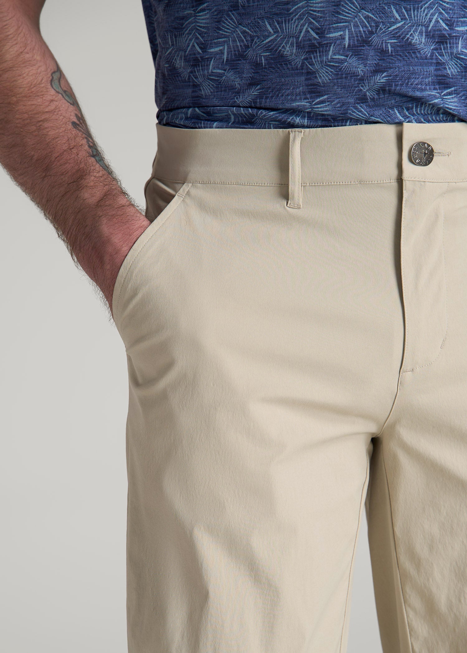 American Tall Outlet | Traveler Joggers for Tall Men in Stone