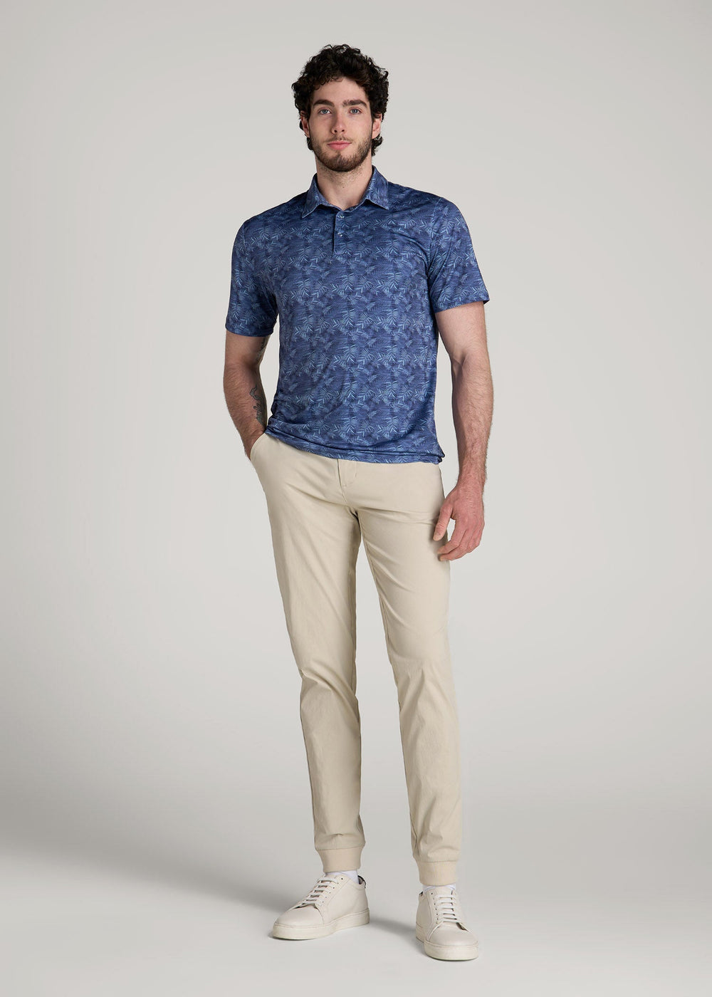 American Tall Outlet | Traveler Joggers for Tall Men in Stone