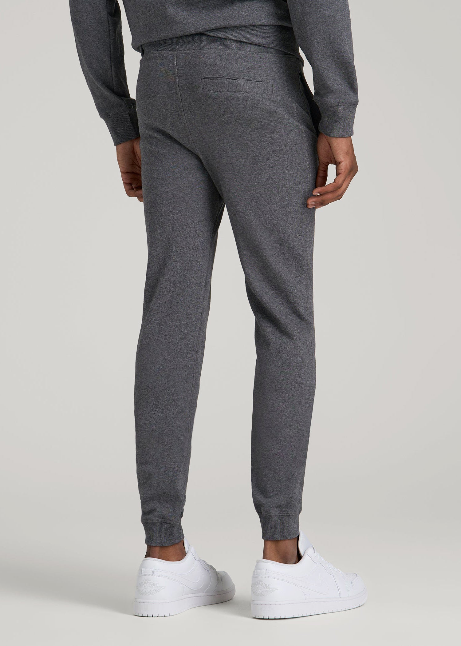 American Tall For Sale | Wearever 2.0 French Terry Joggers for Tall Men in Charcoal Mix
