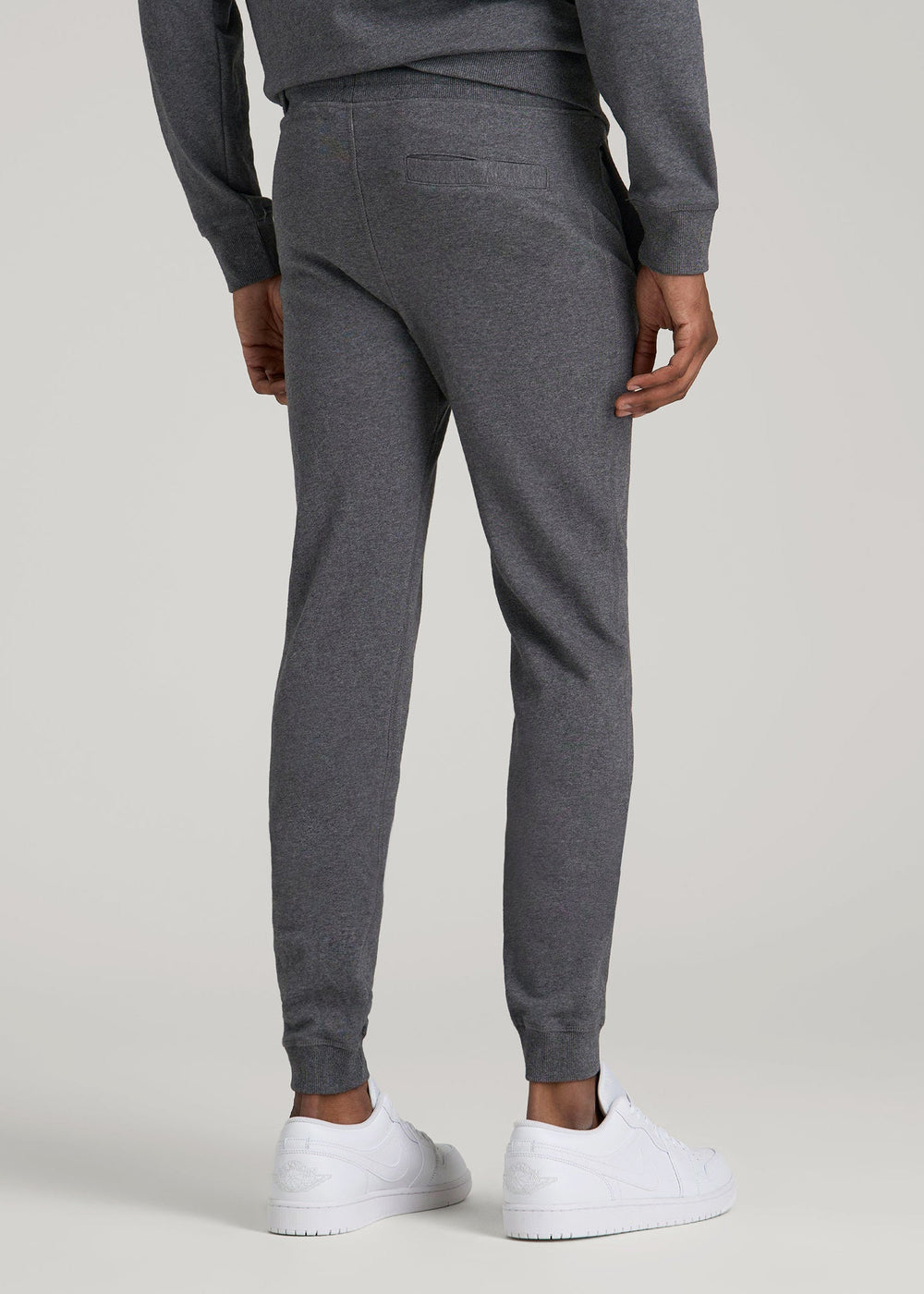 American Tall For Sale | Wearever 2.0 French Terry Joggers for Tall Men in Charcoal Mix