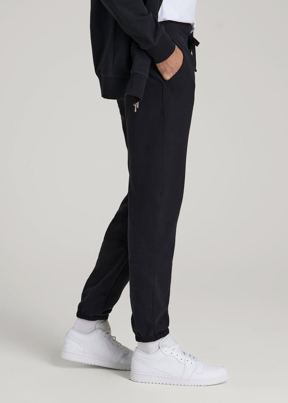 American Tall Online Shop | Wearever 2.0 Fleece Sweatpants for Tall Men in Black