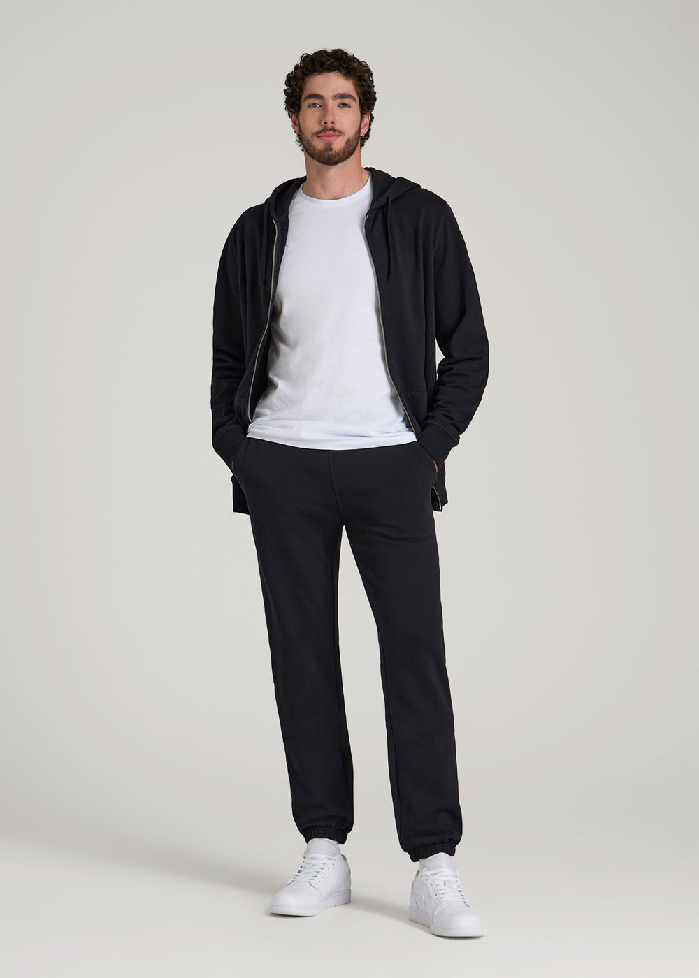 American Tall Online Shop | Wearever 2.0 Fleece Sweatpants for Tall Men in Black