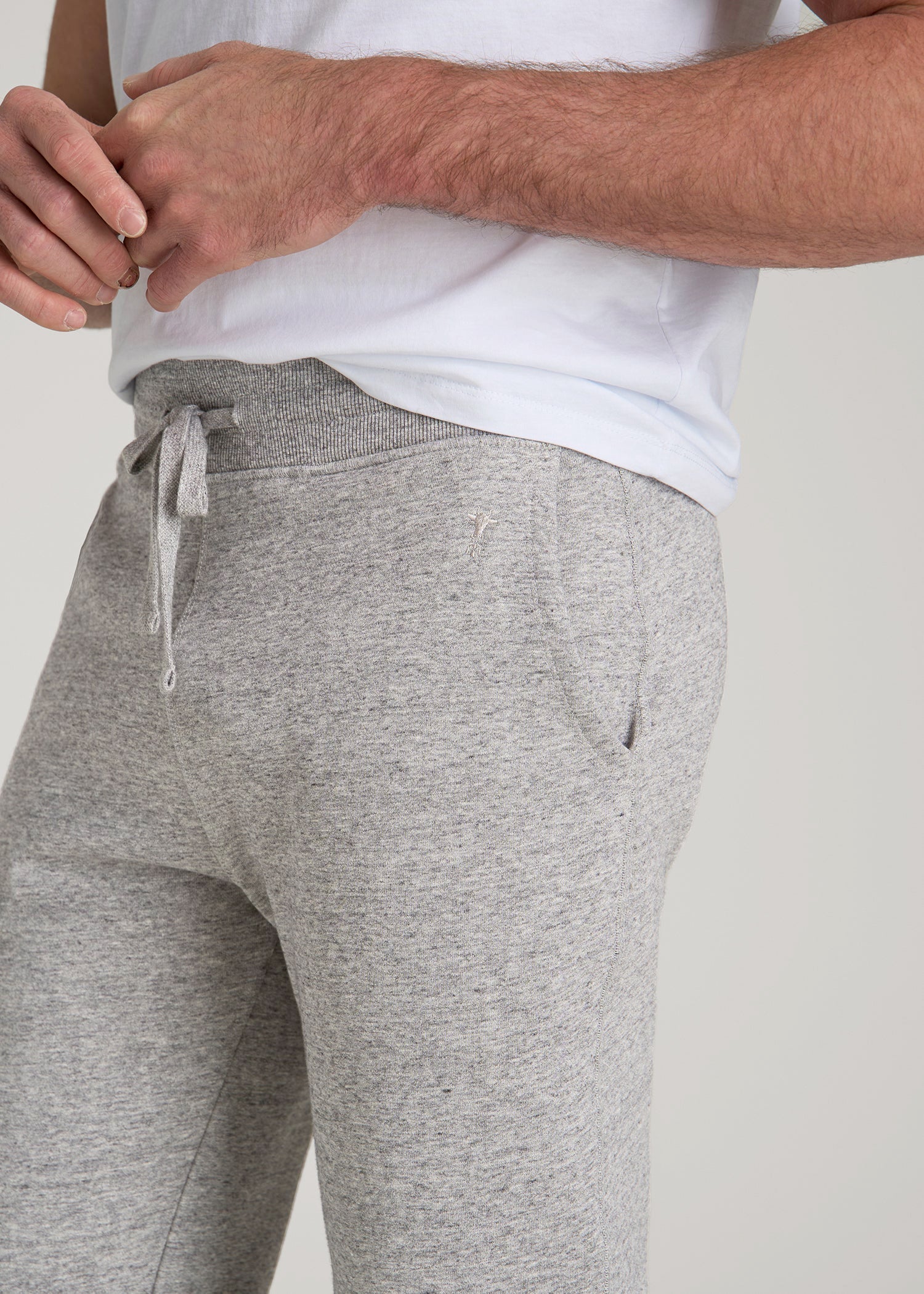 American Tall Discount | Wearever 2.0 Fleece Sweatpants for Tall Men in Heathered Grey