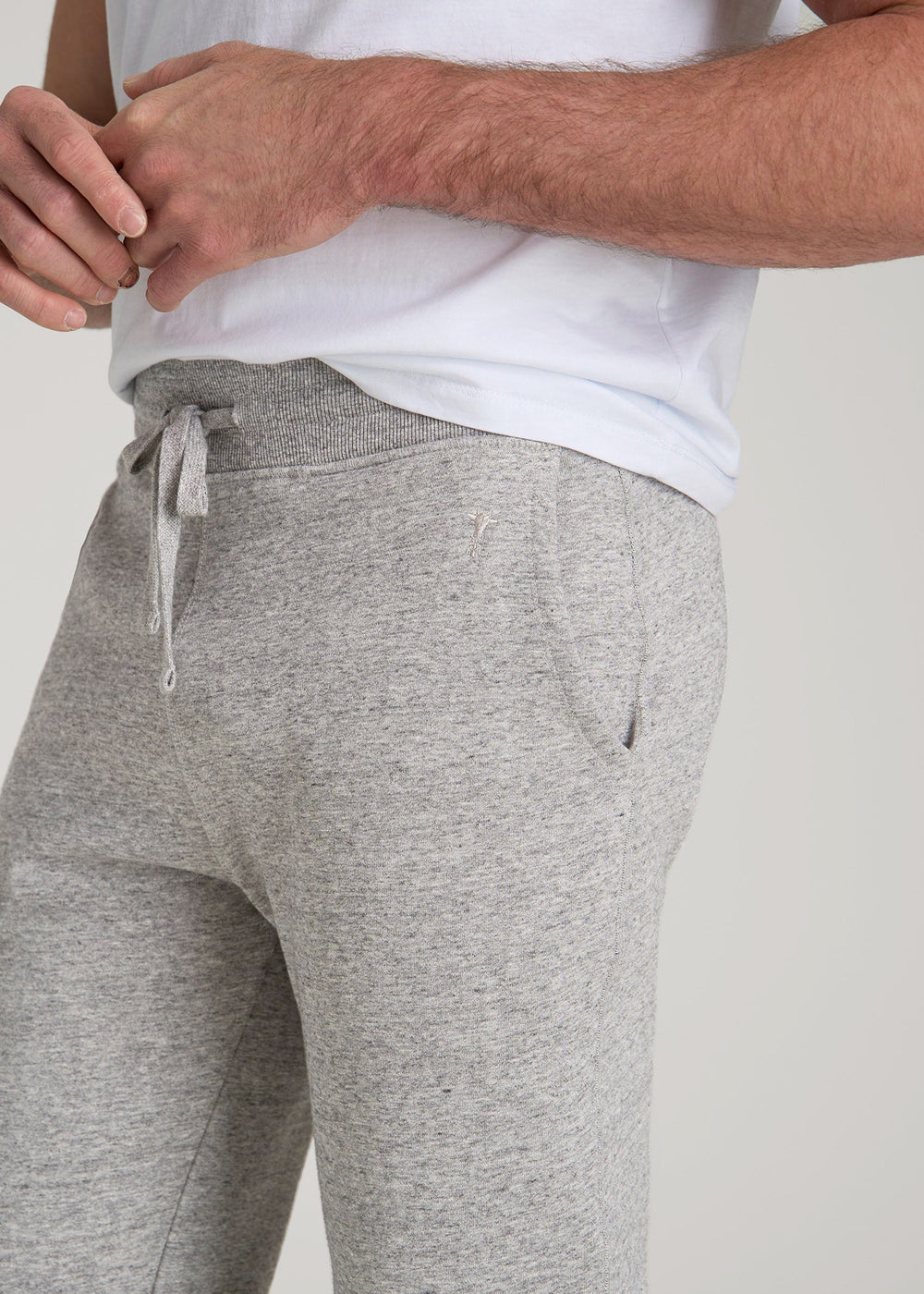 American Tall Discount | Wearever 2.0 Fleece Sweatpants for Tall Men in Heathered Grey