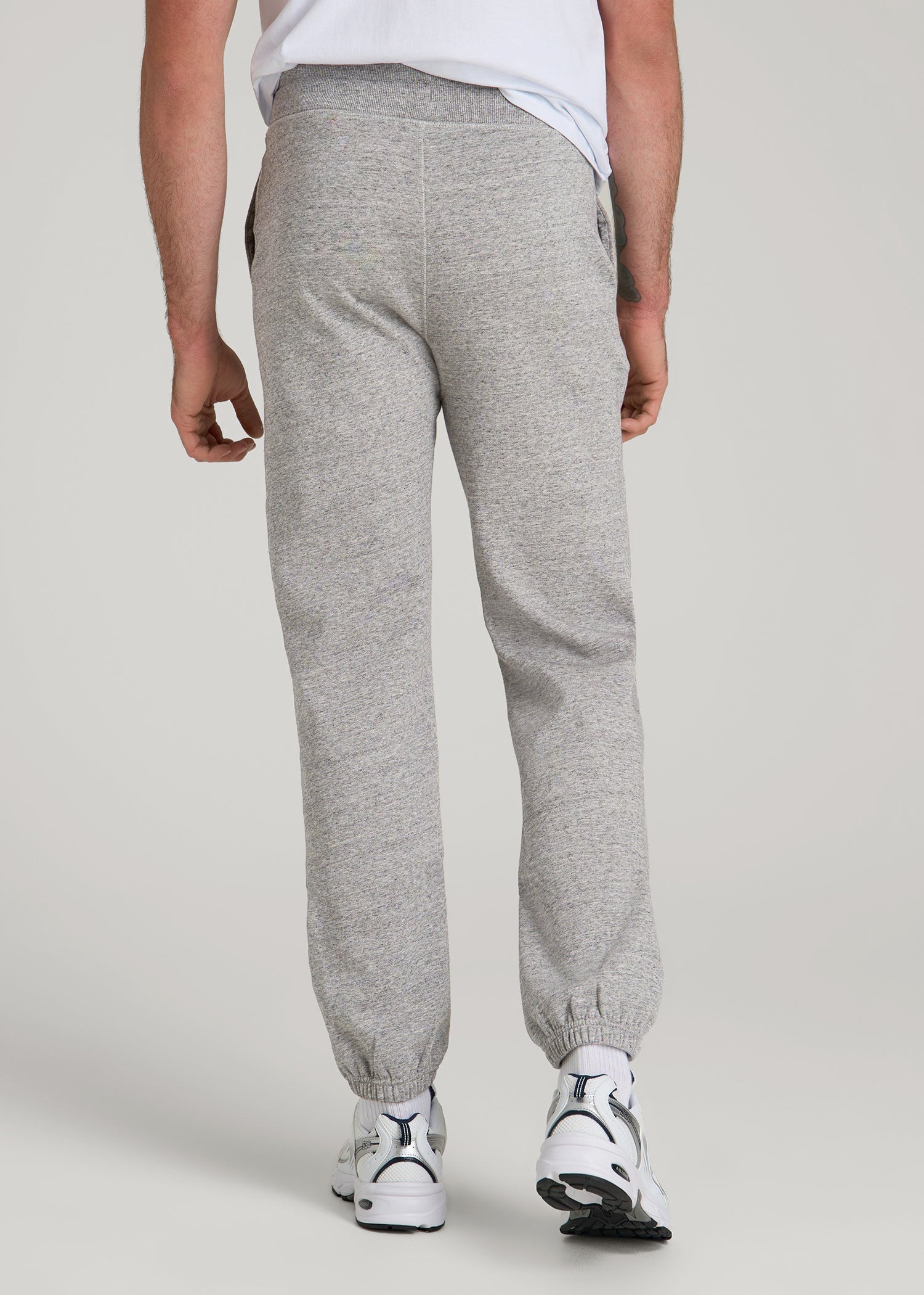American Tall Discount | Wearever 2.0 Fleece Sweatpants for Tall Men in Heathered Grey