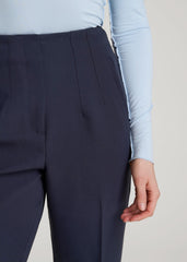 American Tall For Sale | High Rise Pants with Darts for Tall Women in Navy