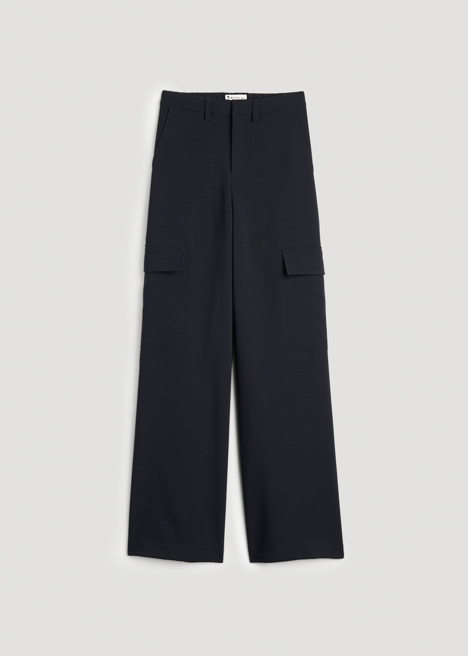 American Tall For Sale | Cargo Wide Leg Dress Pants for Tall Women in Black