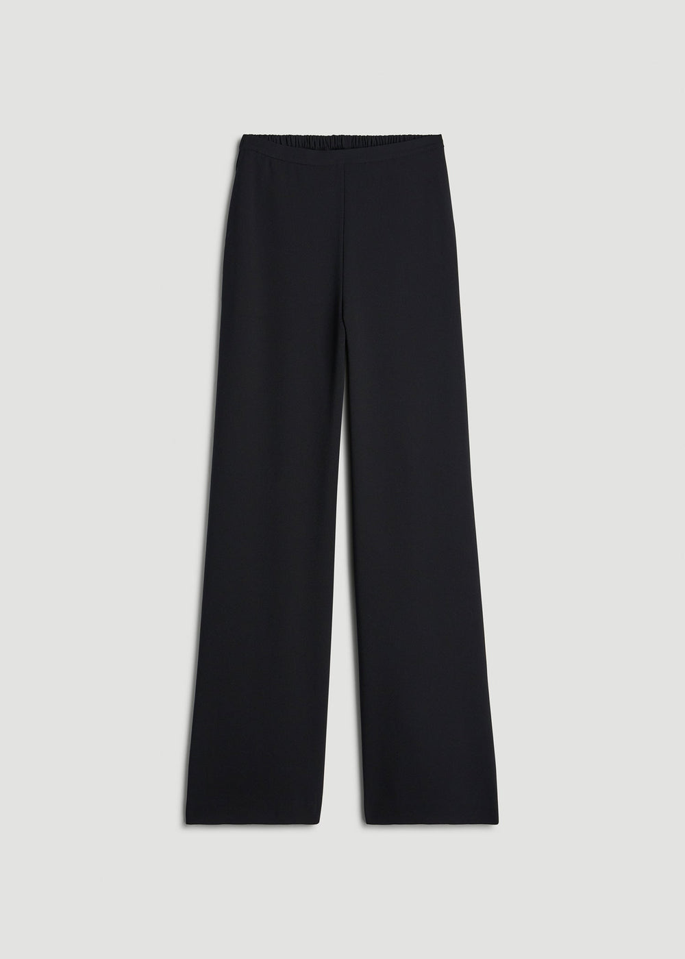 American Tall Online Shop | Pull-On Crepe Ultra Wide Pants for Tall Women in Black