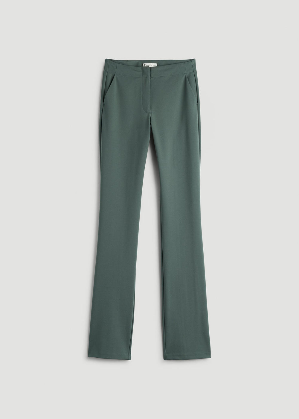 American Tall Online | Freedom Flex Slim Straight Leg Dress Pants for Tall Women in Balsam Green