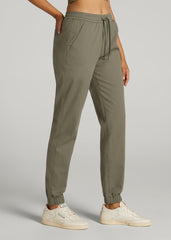 American Tall For Sale | Twill Jogger Pants for Tall Women in Olive